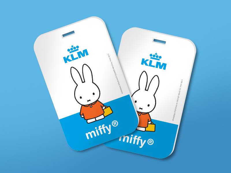 BestLah KLM 100 FREE Exclusive Miffy Luggage Tags
