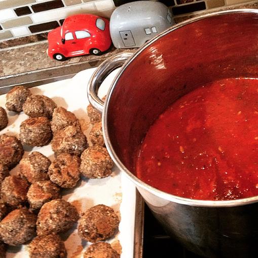 RVegan Home Cookin' Eggplant Balls