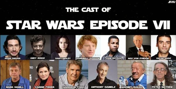 the force awakens cast the force awakens cast