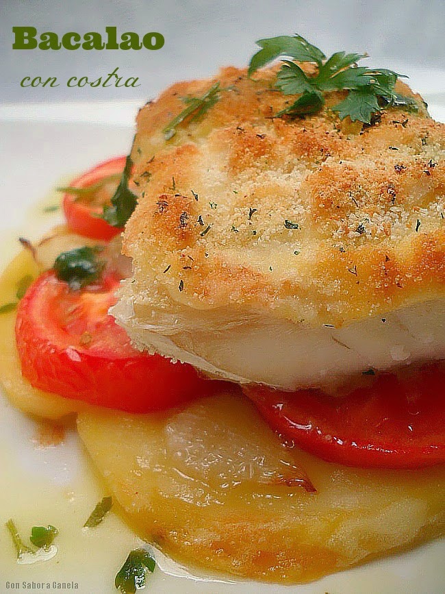 Con sabor a canela: Bacalao con costra