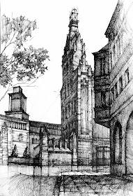 05-Fire-Department-Łukasz-Gać-DOMIN-Poznan-Architectural-Drawings-of-Historic-Buildings-www-designstack-co