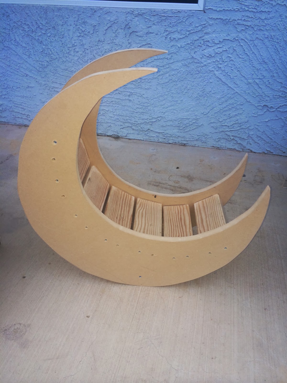 Deidre and Joseph Moon Bed Photo Prop