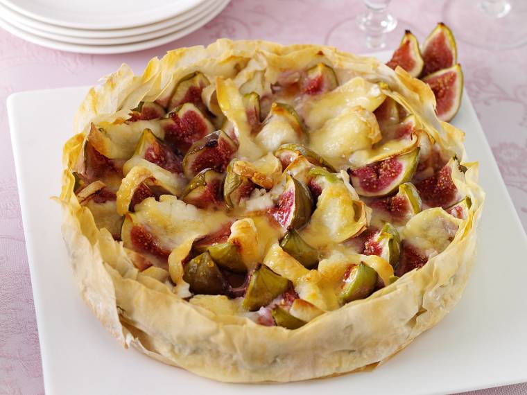 Fig And Mini French Goats Cheese Filo Tart Recipe Claire Justine
