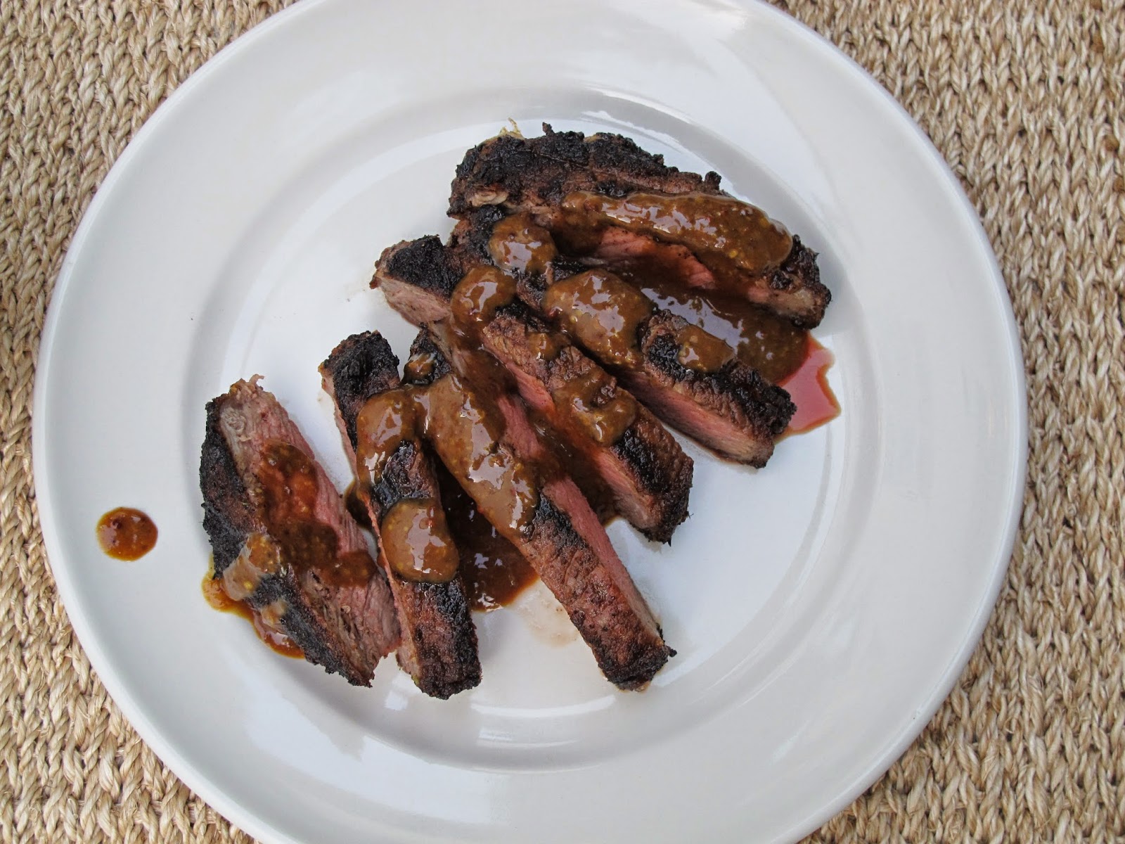 Kitchen Sink Diaries SpiceRubbed Rib Eye with Homemade Steak Sauce