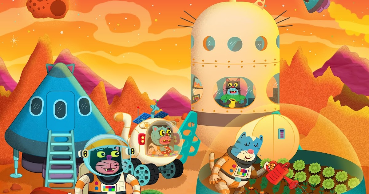 Roccoblog Cats on Mars? That's nuts. (What I'm Working on this week)