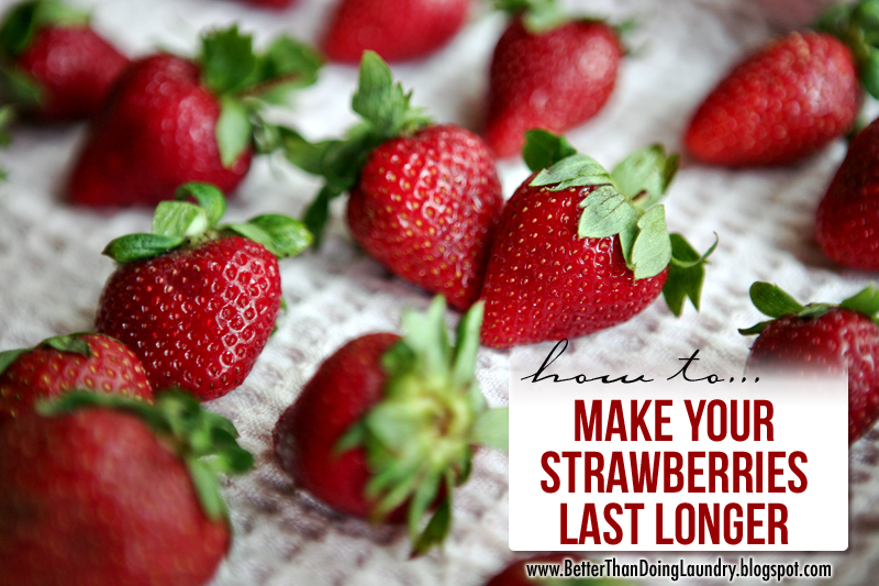 Better Than Doing Laundry Make Your Strawberries Last Longer