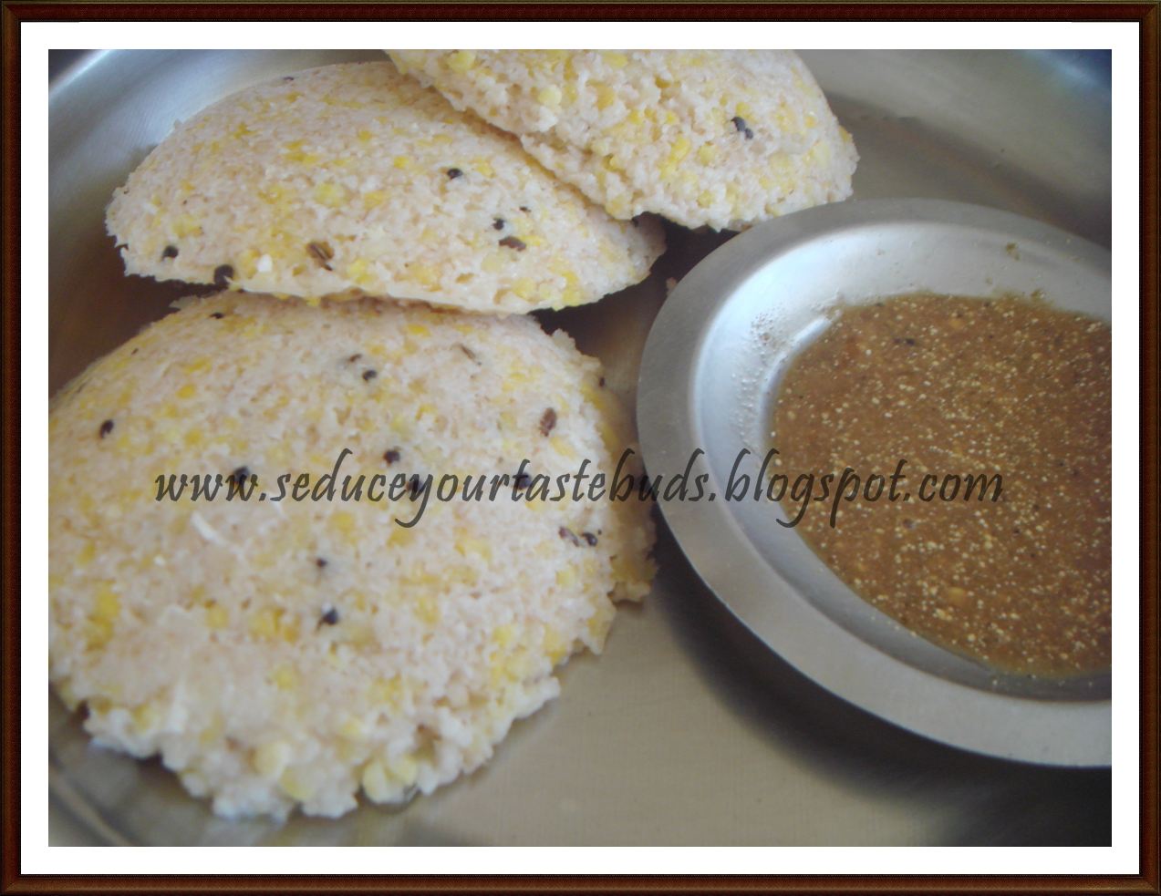 Instant Oats,Wheat and Corn Idli Seduce Your Tastebuds...