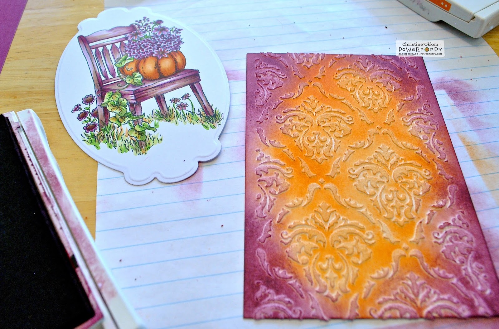 Power Poppy The Blog 5 Fun Techniques for Embossing Paste