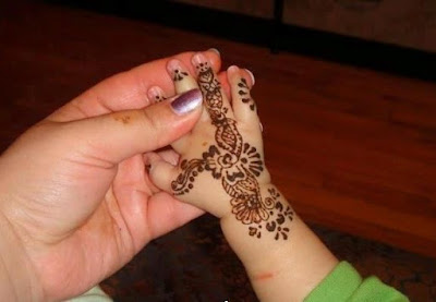Latest Mehndi/Henna designs For Kids