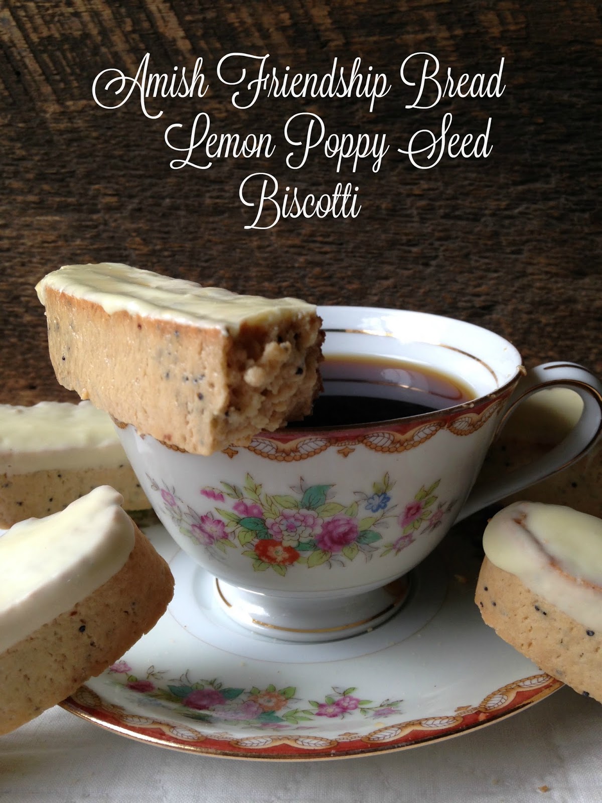 Turnips 2 Tangerines Amish Friendship Bread Lemon Poppy Seed Biscotti