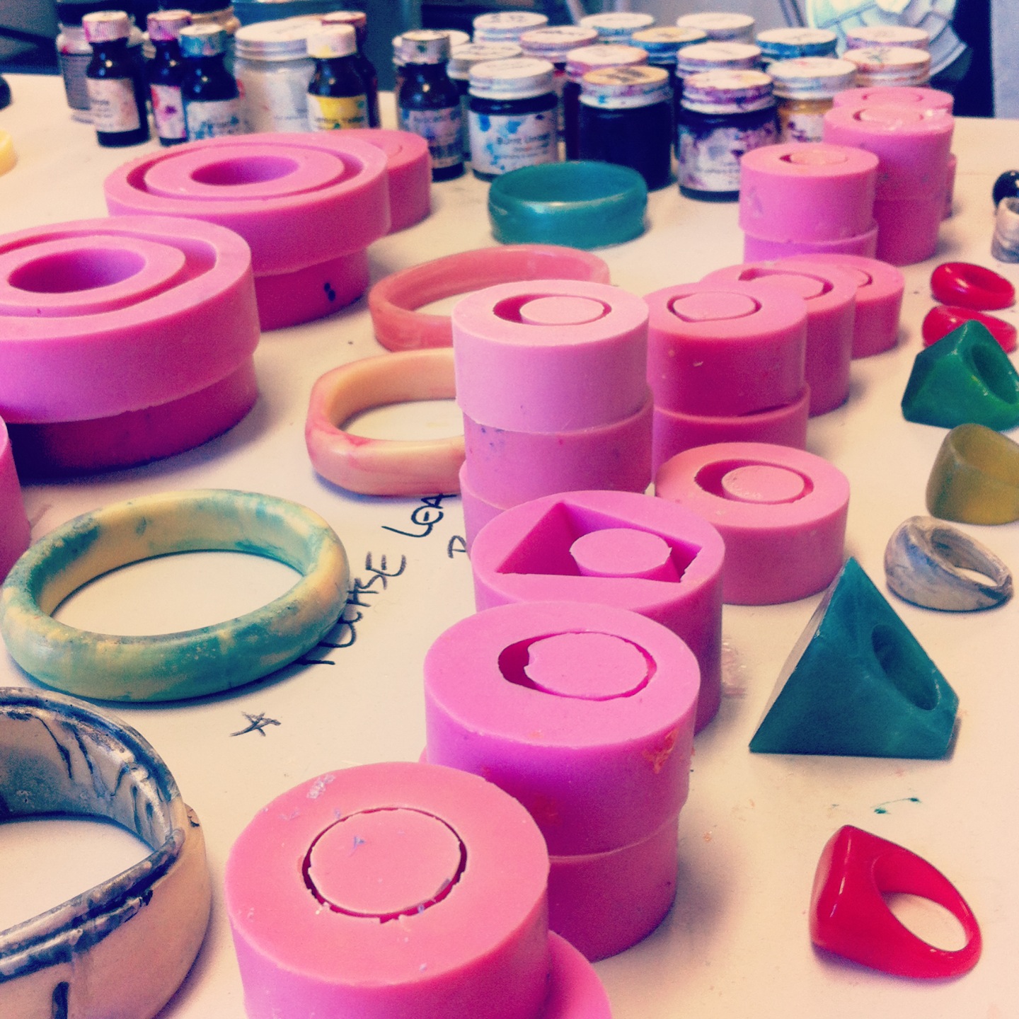 yardage design hand printed fabric and homewares making resin