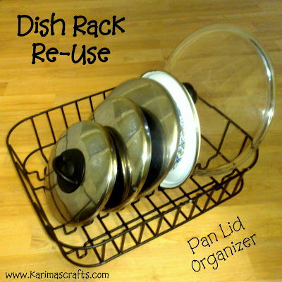 dish rack organizer upcycle muslim blog