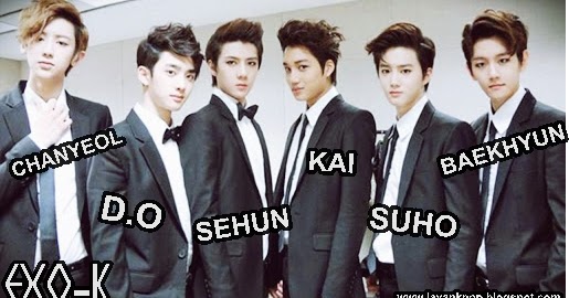 Nama ahli kumpulan exo