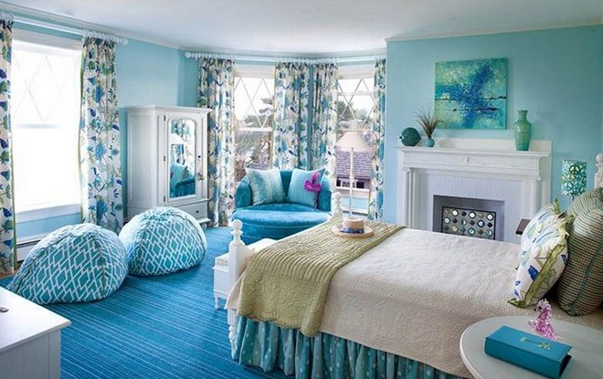 Light Blue Bedroom Decorating Ideas for Brighter Environment - HAG Design