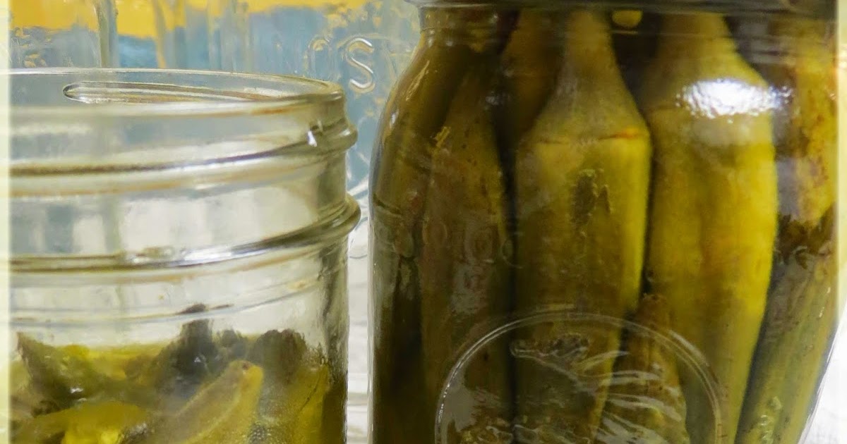 Rebekah's EaTs & TrEaTs Spicy Dill Okra Pickles