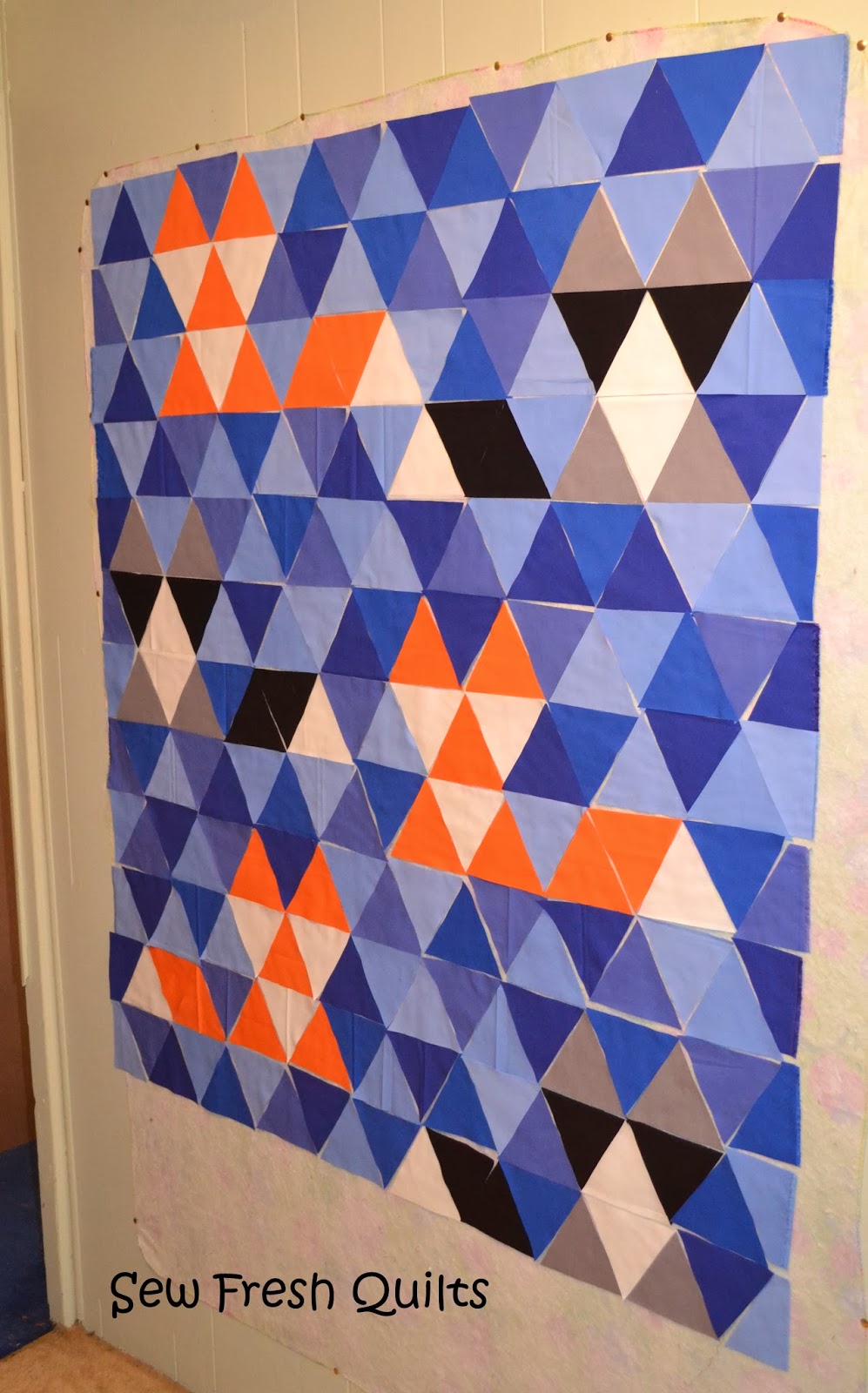 Sew Fresh Quilts Equilateral Triangle Quilt Tutorial Part 2