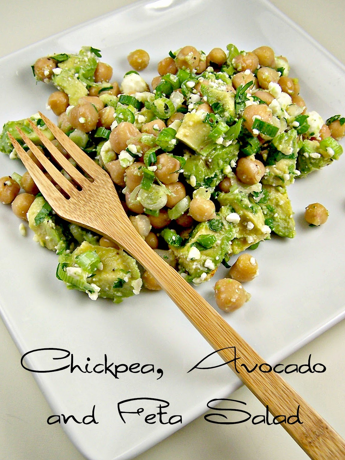 OllaPodrida Chickpea, Avocado and Feta Salad