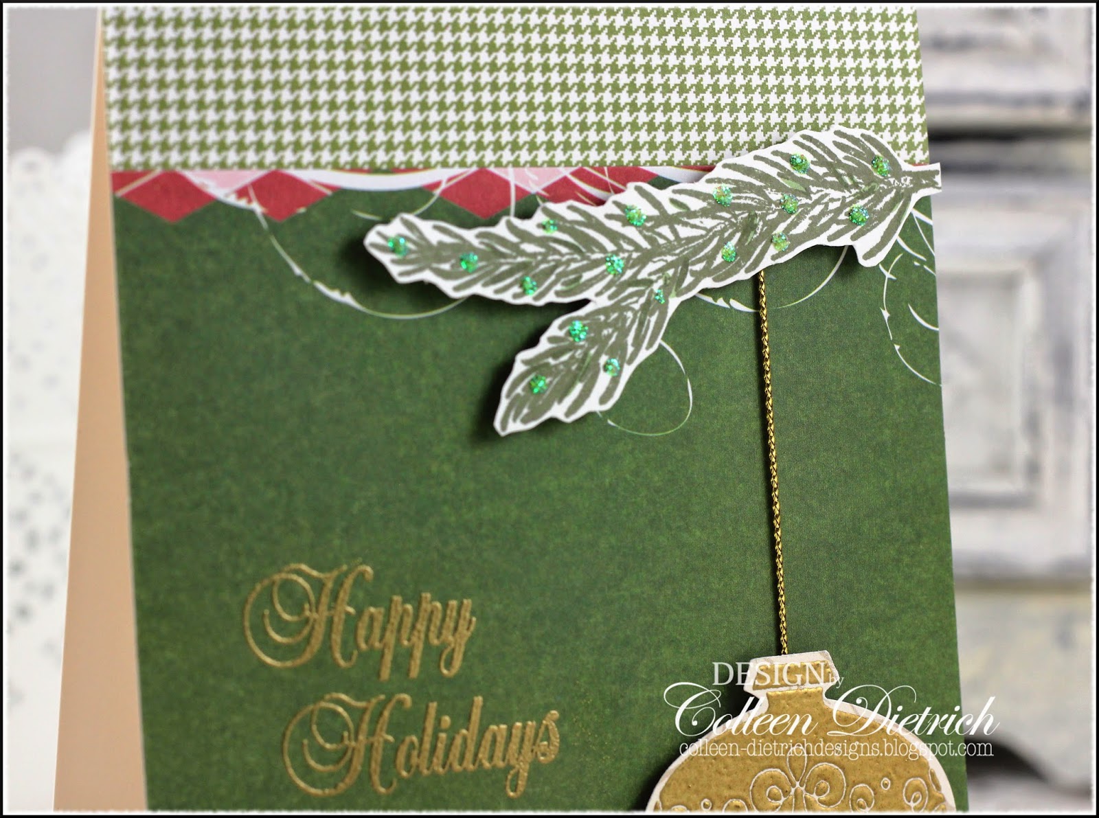 Golden Ornament Colleen Dietrich Designs