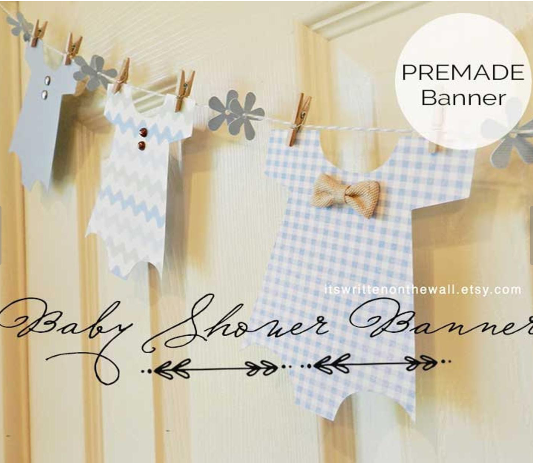 Baby Boy Onesie Banner