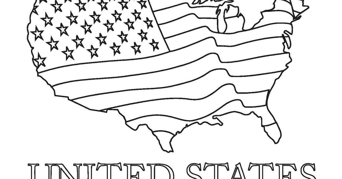 Coloring Pages Of United States | printable coloring for kids