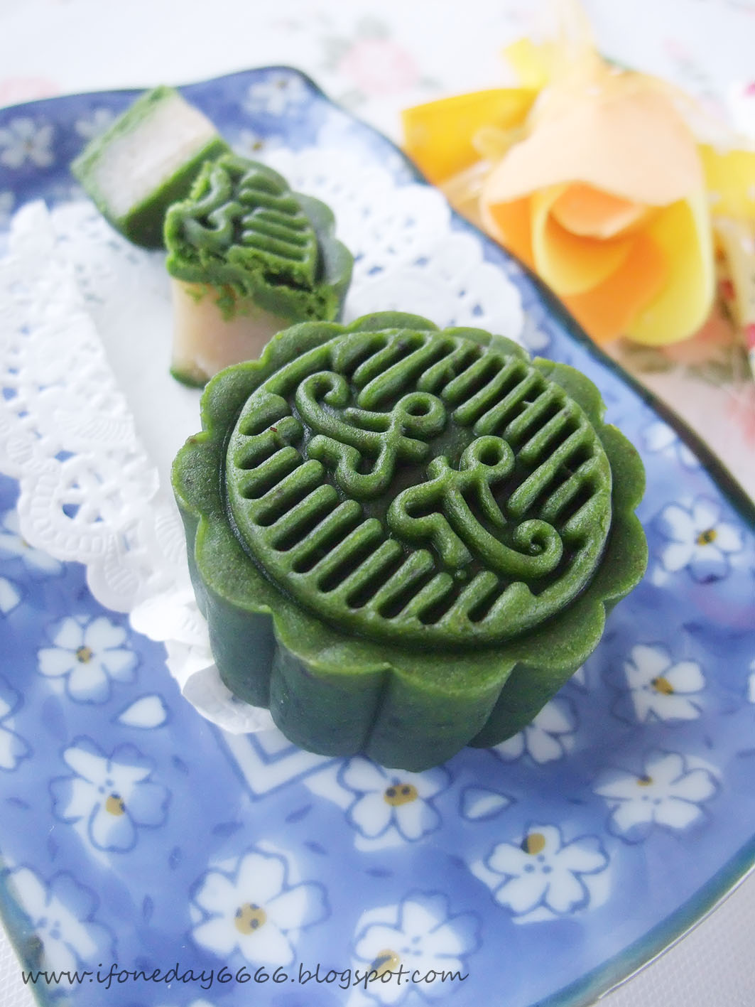 绿茶月饼 (素食可食用）160G - 明安特產專賣店 Ming Ang Confectionery