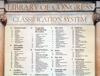 Library Of Congress System Chart