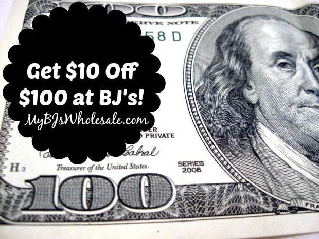 Get $10 off an order of $100 at BJs