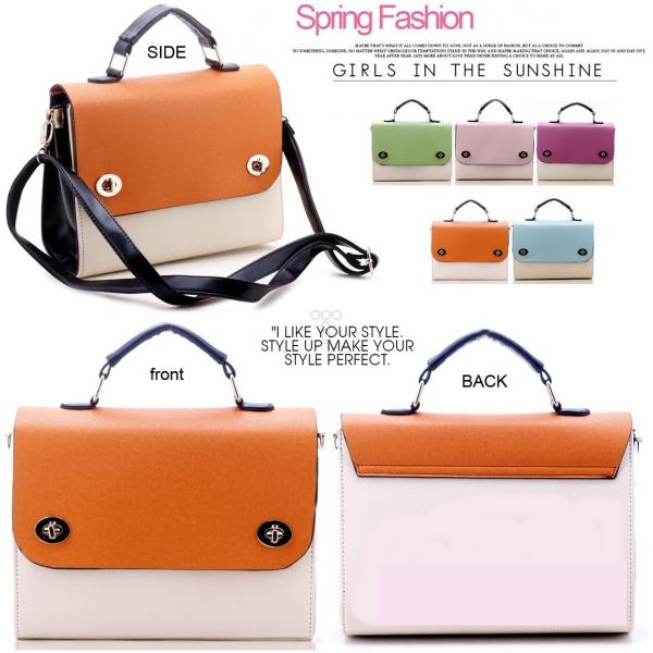 rieki shop korean colour handbag orange rieki shop korean colour handbag orange