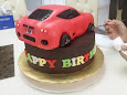 3D Ferrari cake
