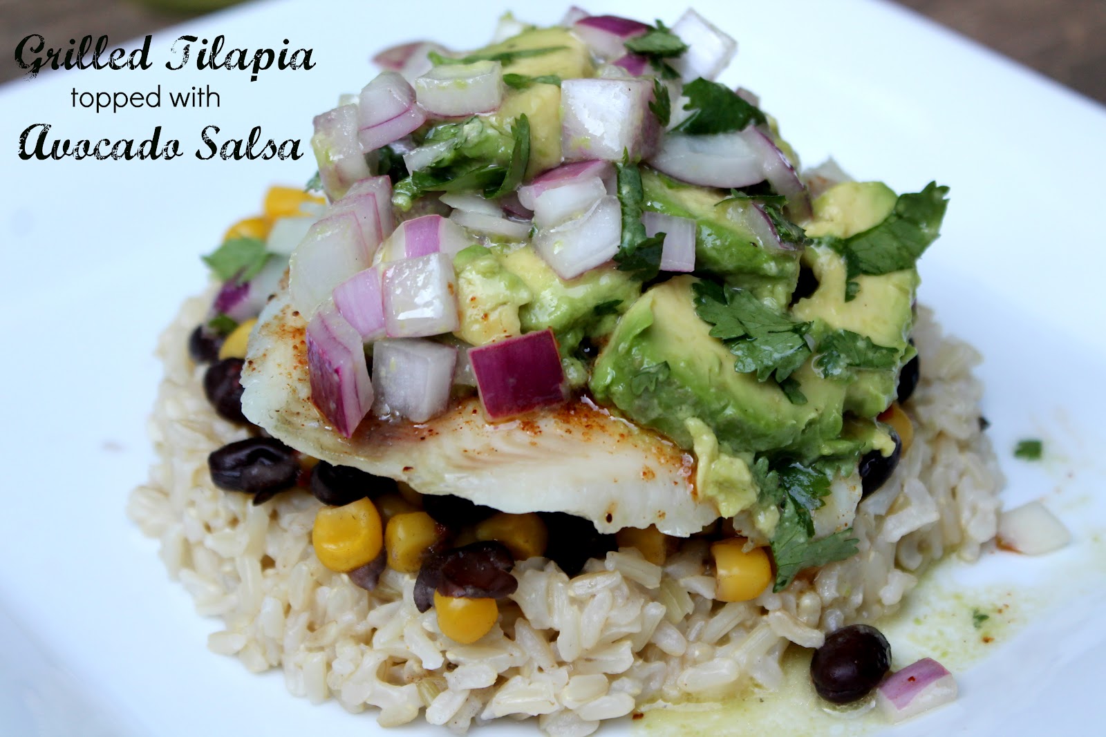 Grilled Tilapia with Avocado Salsa Carolina Charm
