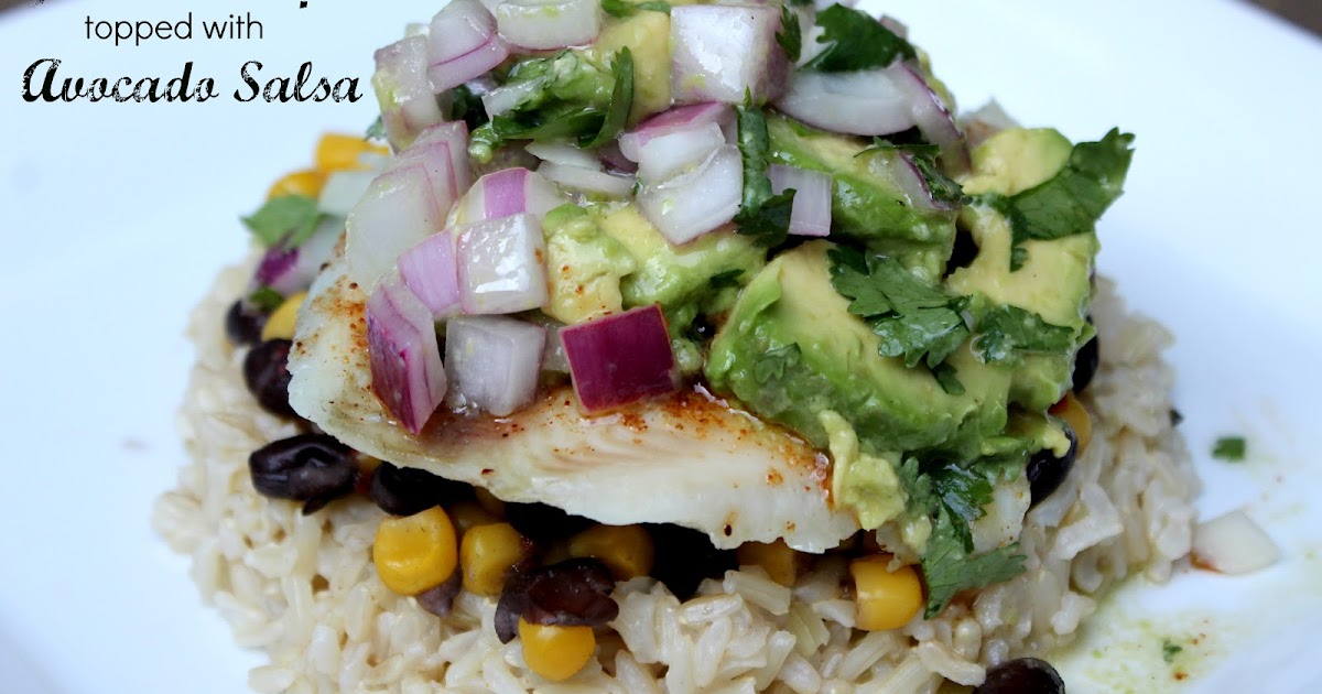 Carolina Charm Grilled Tilapia with Avocado Salsa