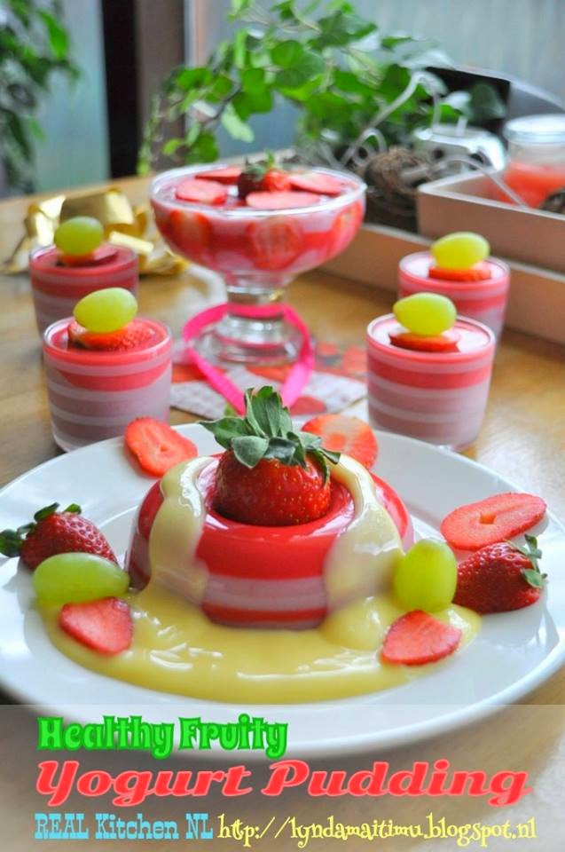 REAL Kitchen NL Healthy Fruity Yogurt Pudding