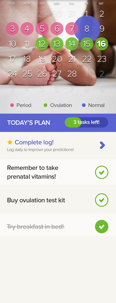 Plan your pregnancy with the new Glow - Conceive with Confidence App for iOS devices