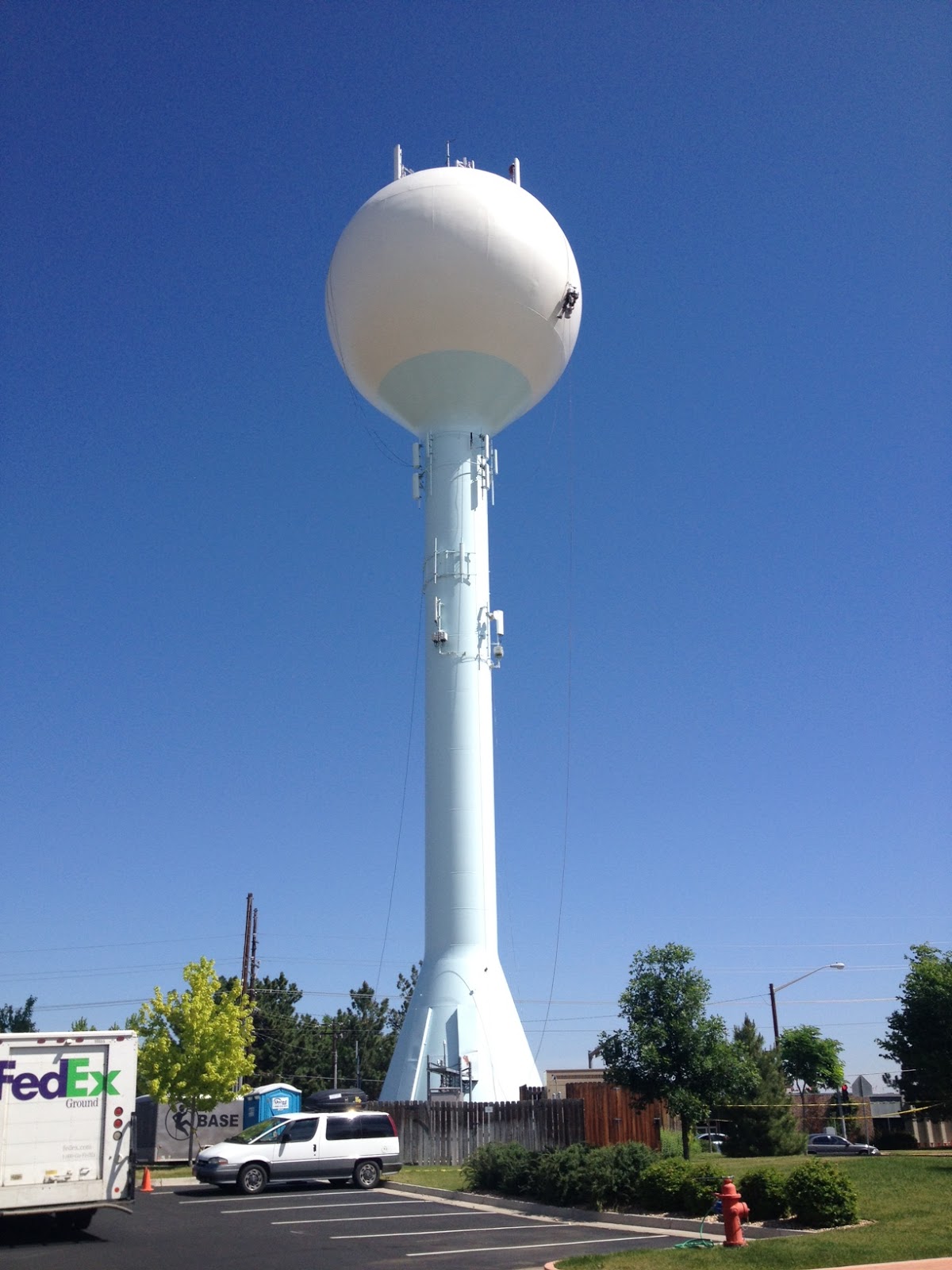 BASE Painters water tower painting