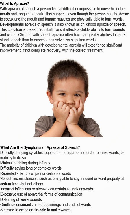 Speech apraxia in toddlers