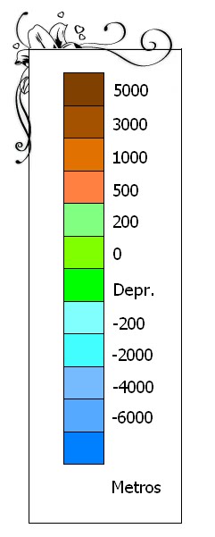 GEOGRAFIA ESCALA CROMATICA geografia escala cromatica: