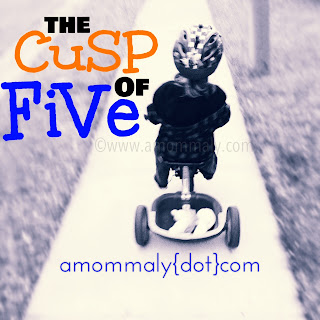 The Cusp of Five via amommaly.com The Cusp of Five via amommaly.com/copyright 2013