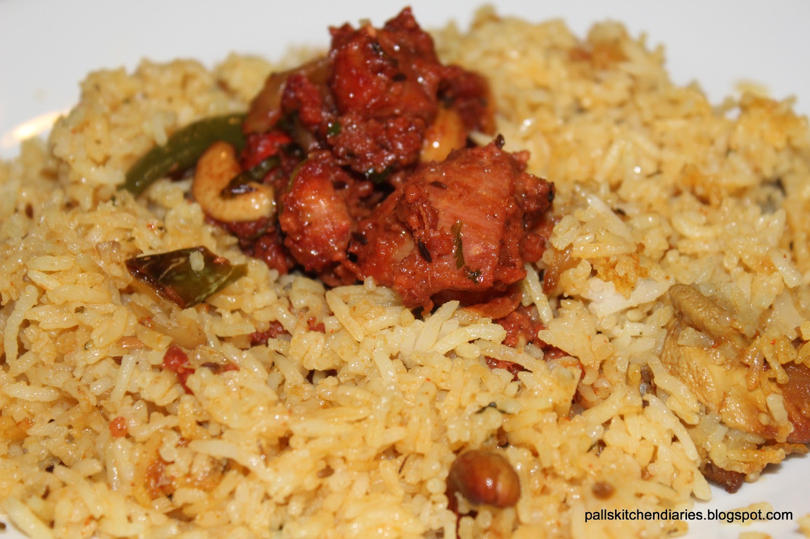 Pallavi's Kitchen Diaries Andhra "Special" Chicken Biryani