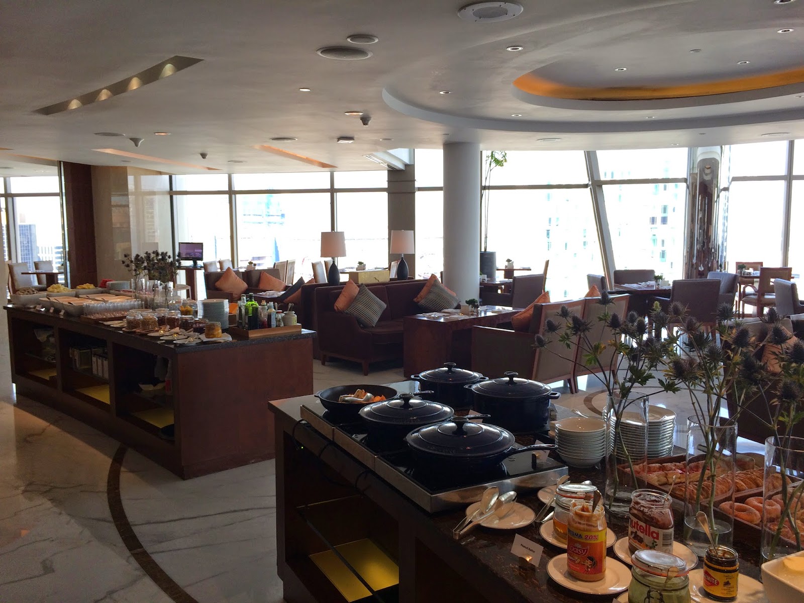 Grand Hyatt Club Lounge Breakfast  Kuala Lumpur  Travel is my