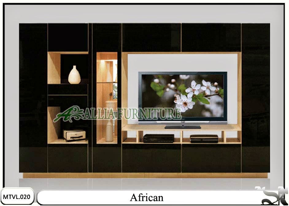 Lemari tv lcd hias minimalis African Lemari tv lcd hias minimalis African