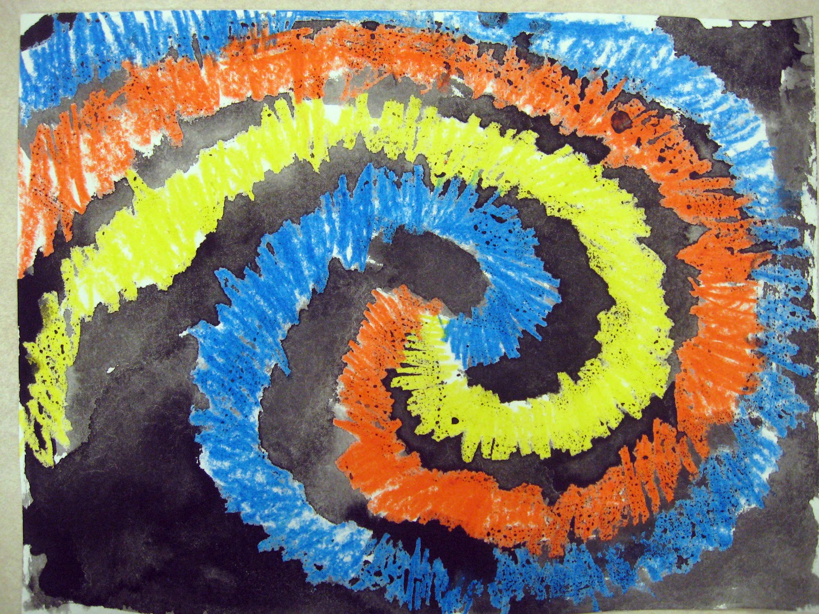 Miss Young's Art Room: "Tie Dye" with 1st Grade