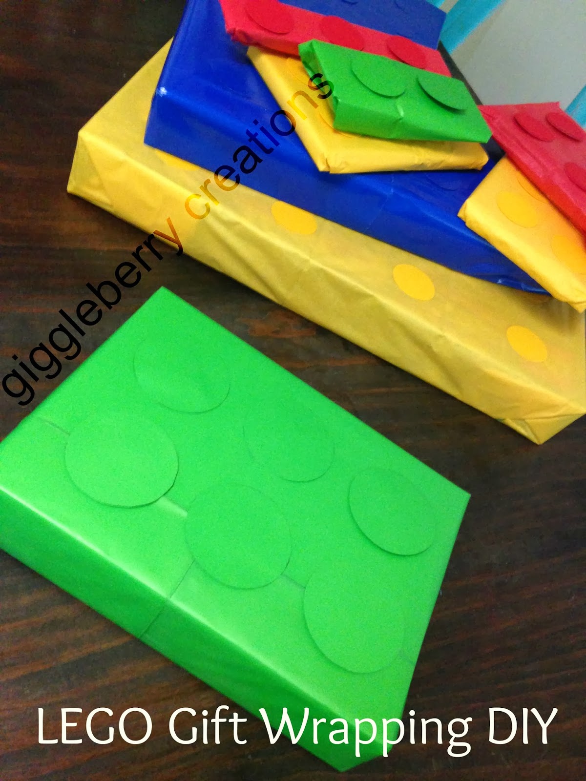 Giggleberry Creations!: LEGO Gift Wrapping DIY!