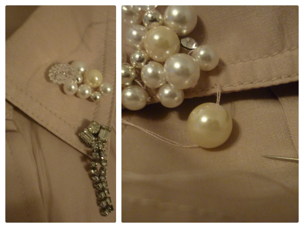 DIY pearl collar Lulu Girlscene