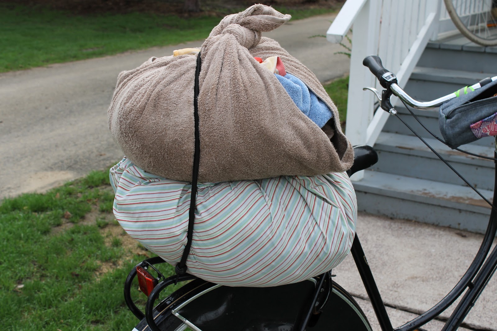 Madison Bike Life How to Carry Laundry by Bike