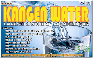 Air Minum Kesehatan Kangen water