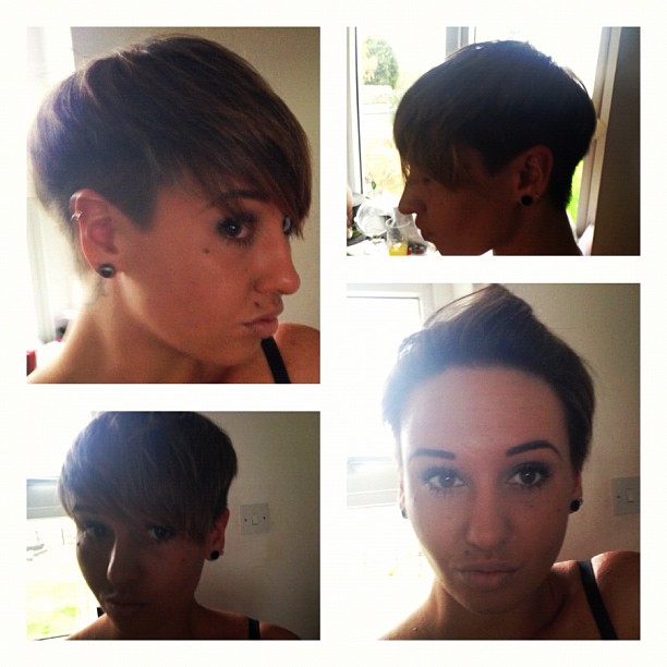 Pixie Cut/Side Cut/Side Buzz/Undercut buzzed pics SuperEdition 11/7/12 Sidecut Women
