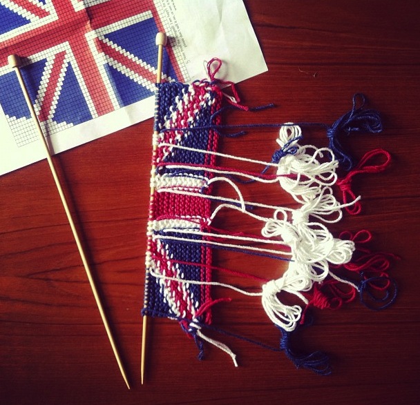 anna knits, etc. anna knits union jack tea cosy update 1