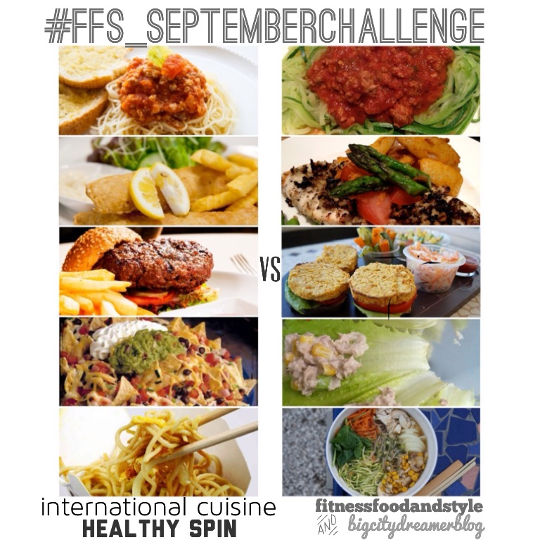 Fitness, Food and Style monthly challenges