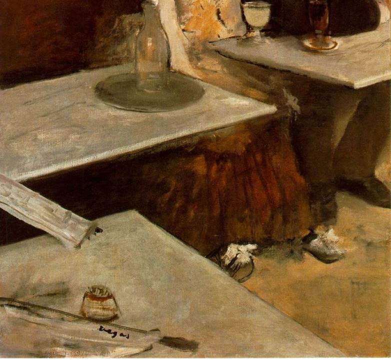 Historia del arte 2 . Comentarios DEGAS. La absenta.