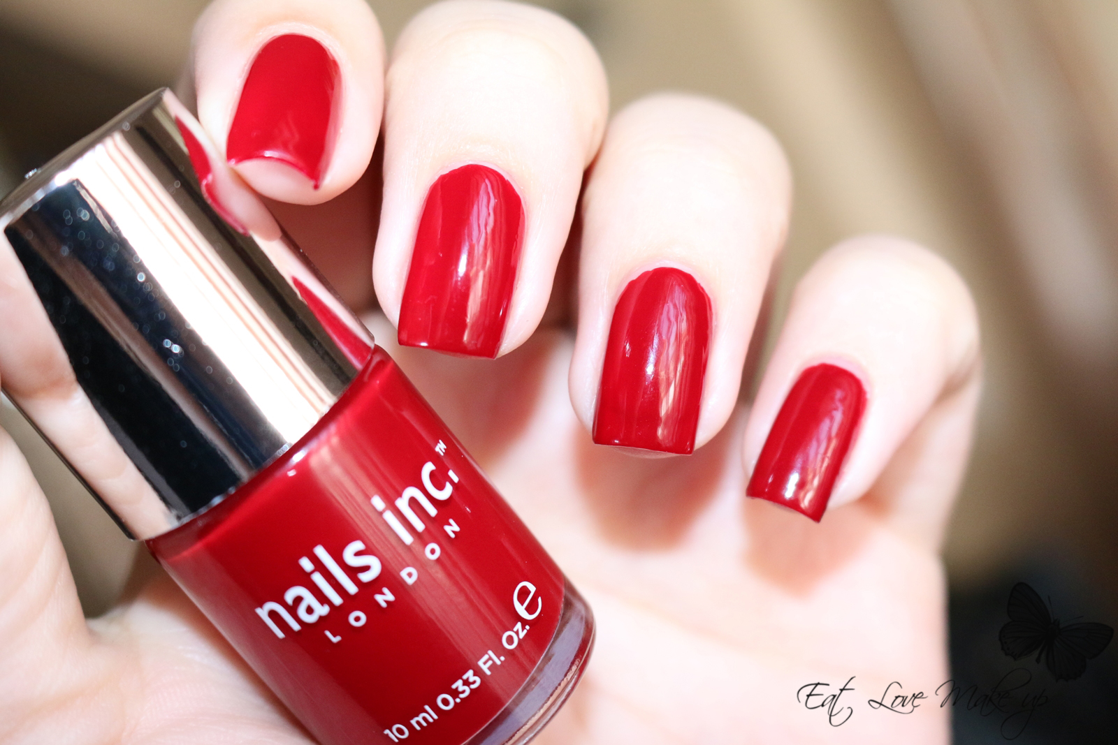 Nails inc. Tate nail polish Eat Love Make up блог за козметика